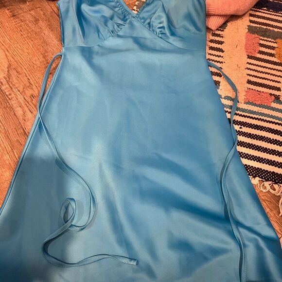 PEPPERMAYO Audrey Vintage Slip dress in Azure size 2 - Picture 13 of 16